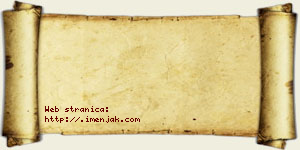 Isidora Pavin vizit kartica